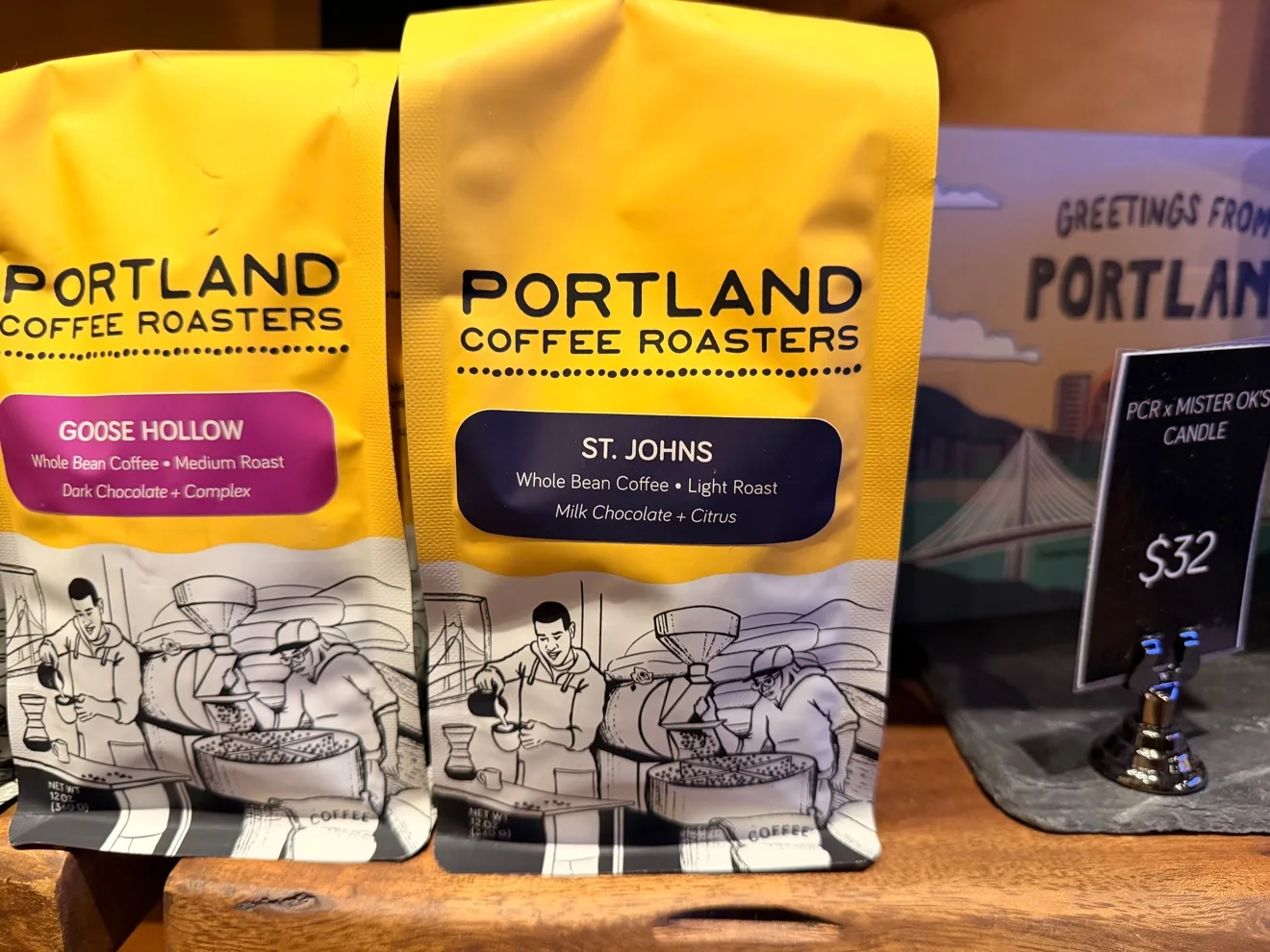 St. Johns and Goose Hollow bags